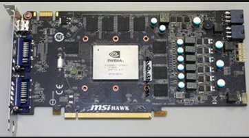 Печатная плата MSI GeForce GTX 460 Hawk