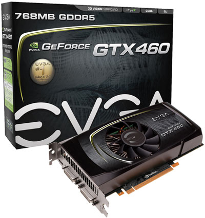 Видеокарта EVGA GeForce GTX 460