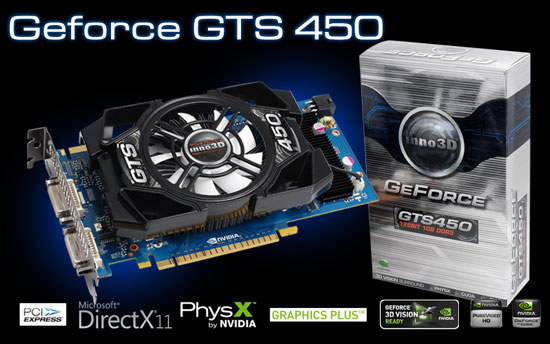 видеокарта Inno3D GeForce GTS 450