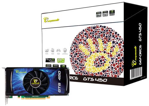 видеокарта Manli GeForce GTS 450 1GB GDDR5