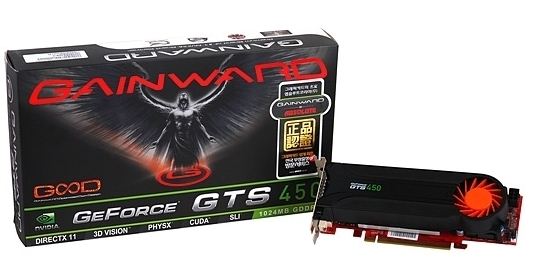 Видеокарта Gainward GeForce GTS 450 GOOD