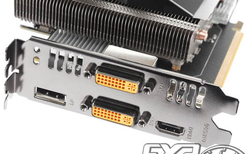 видеокарта Zotac GeForce GTX 460 Extreme - видеовыходы