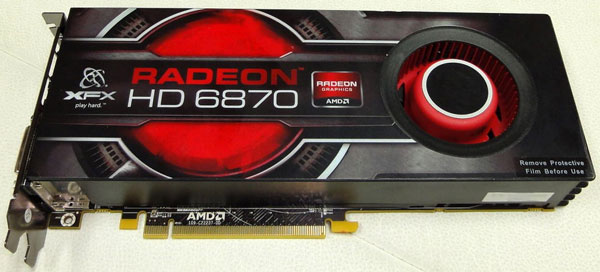 видеокарта XFX Radeon HD 6870