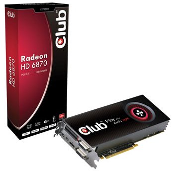 Видеокарта Club 3D Radeon HD 6870