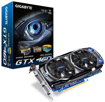 видеокарта Gigabyte GeForce GTX 460 OC2