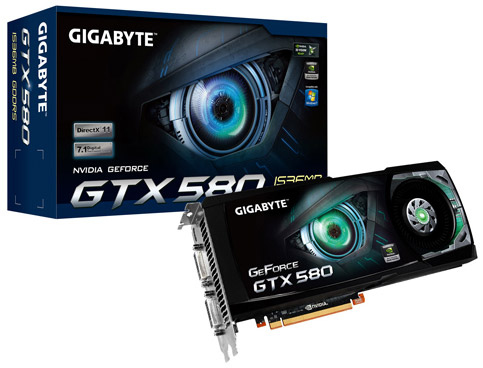 видеокарта Gigabyte GeForce GTX 580