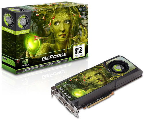 видеокарта Point of View GeForce GTX 580