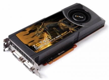 Видеокарта Zotac GeForce GTX 580 AMP! Edition 