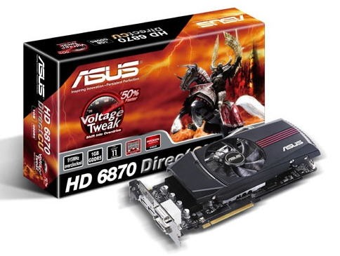 Видеокарта Asus Radeon HD 6870 DirectCU