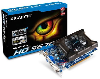 Видеокарта Gigabyte Radeon HD 5670