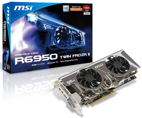 Видеокарта MSI R6950 Twin Frozr II