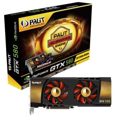 Видеокарта Palit GeForce GTX 580 3072 MB