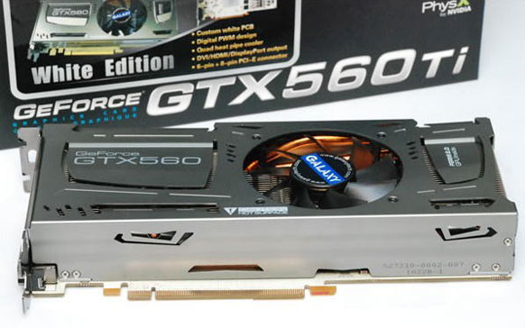 Видеокарта Galaxy GeForce GTX 560 Ti White Edition