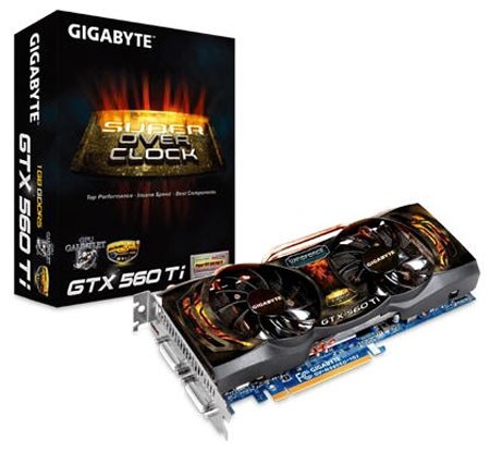 Видеокарта Gigabyte GTX 560 Ti Super Overclock