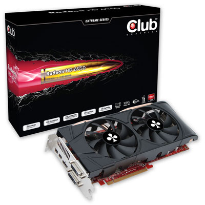 Видеокарта Club 3D Radeon HD 6950 1 ГБ