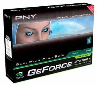 Вдеокарта PNY GeForce GTX 550 Ti