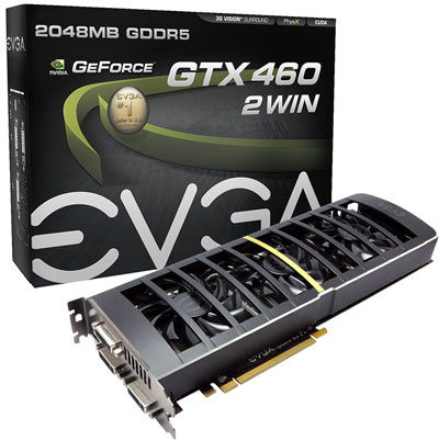 Видеокарта EVGA GeForce GTX 460 2Win