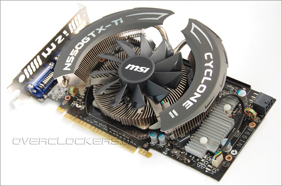 Видеокарта MSI GeForce GTX 550 Ti Cyclone II