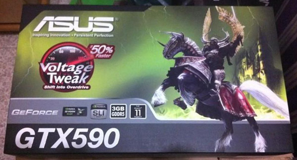 Видеокарта Asus GeForce GTX 590