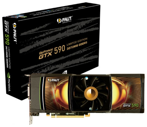 Видеокарта Palit GeForce GTX 590