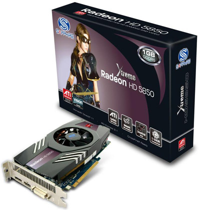 Видеокарта Sapphire Radeon HD 5850 Xtreme