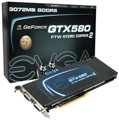 видеокарта EVGA GeForce GTX 580 3072MB Hydro Copper 2