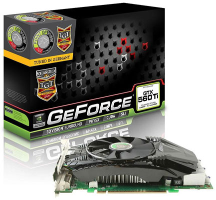 Видеокарта Point of View TGT GeForce GTX 560 Ti 2GB Charged