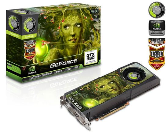 Видеокарта Point of View TGT GeForce GTX 580 3GB Ultra Charged