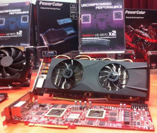 Видеокарта PowerColor Radeon HD 6870 X2