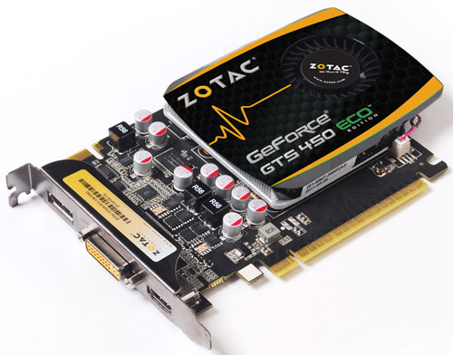 Видеокарта Zotac GeForce GTS 450 ECO