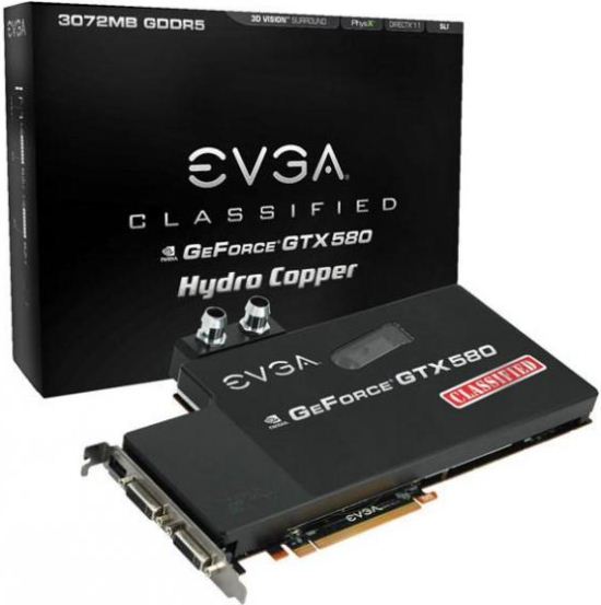 Видеокарта EVGA GeForce GTX 580 Classified