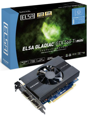 Видеокарта ELSA Gladiac GTX 560 Ti mini