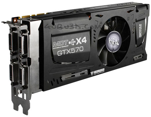 Видеокарта KFA2 MDT X4 GeForce GTX 570