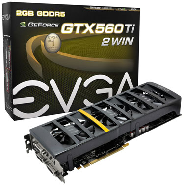 Видеокарта EVGA GeForce GTX 560 Ti 2Win