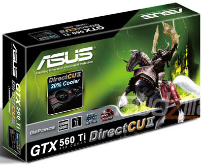 Видеокарта Asus GeForce GTX 560 Ti DirectCU II 448