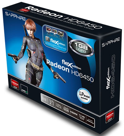 Видеокарта Sapphire Radeon HD 6450 FleX