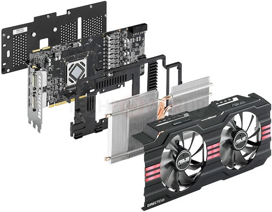 Видеокарта Asus Radeon HD 7970 DirectCU II (Asus HD7970-DC2T-3GD5)