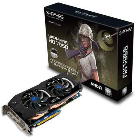 Видеокарта Sapphire Radeon HD 7950 OC