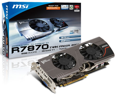 Видеокарта MSI R7870 Twin Frozr (OC)