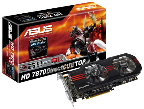 Видеокарта Asus Radeon HD 7870 DirectCU II