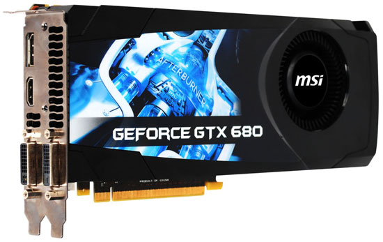 Видеокарта MSI GeForce GTX 680