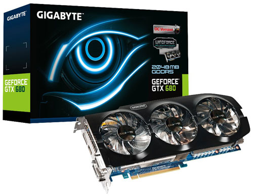 Видеокарта Gigabyte GV-N680OC-2GD