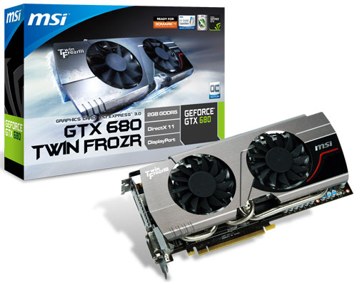 Видеокарта MSI GeForce GTX 680 Twin Frozr