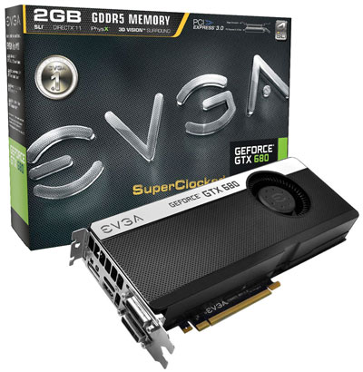 Видеокарта EVGA GeForce GTX 680 SC Signature