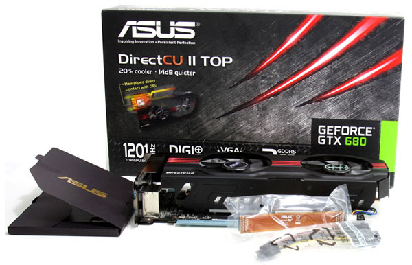 Видеокарта Asus GeForce GTX 680 DirectCU II TOP