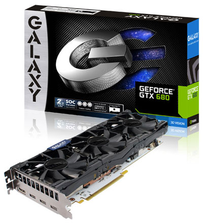 Видеокарта Galaxy GeForce GTX 680 SOC