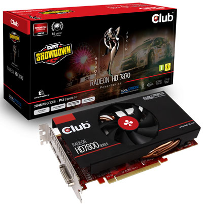 Видеокарта Club 3D Radeon HD 7870 jokerCard