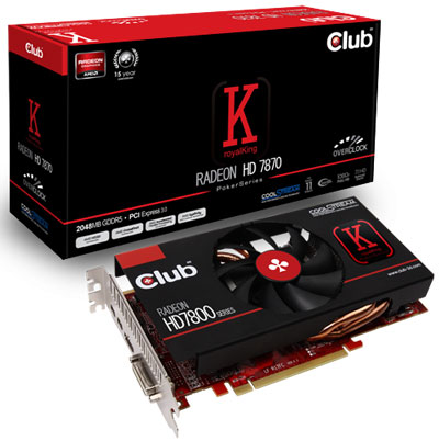 Видеокарта Club 3D Radeon HD 7870 royalKing