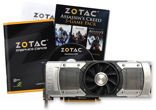 Видеокарта Zotac GeForce GTX 690