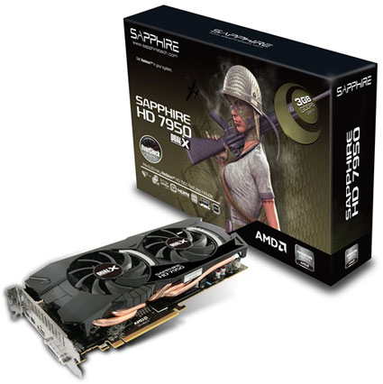 Видеокарта Sapphire Radeon HD 7950 OC 950 MHz Edition